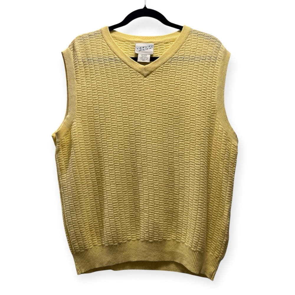 Vintage Irvine Park Yellow Sweater Vest- Size M